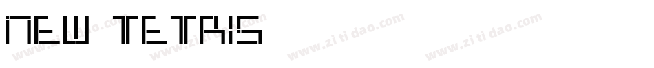 NEW TETRIS字体转换